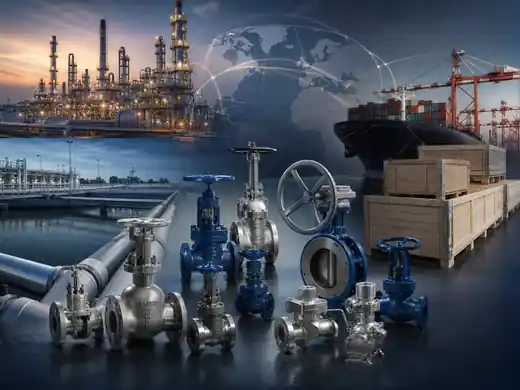 Industrial valves for oil gas water and process applications